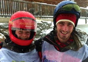 Team Scharf kurz vor dem Start der Charity Rallye nach Banjul.