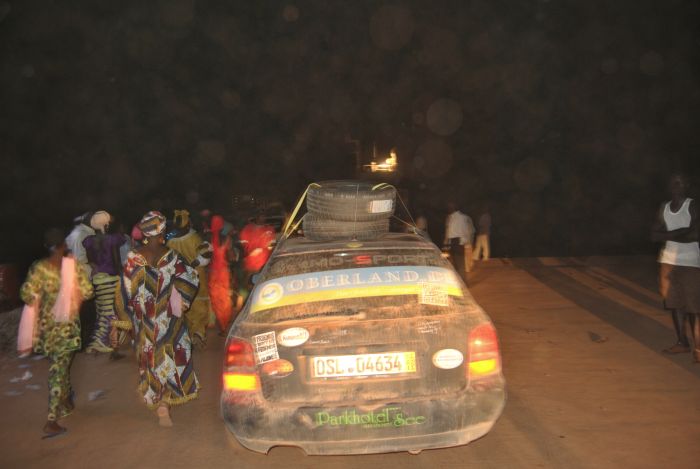 Fahrt in Richtung Farafenni.