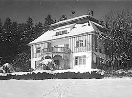 Das Thomas-Mann-Haus im Jahr 1916.