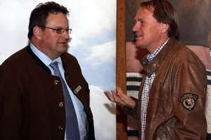 Landrat Josef Niedermaier, Markus Wasmeier, v.l.