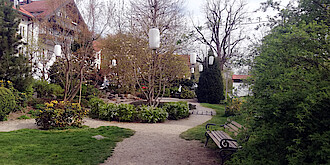 Hubert und Staller: Drehort Japanischer Garten in Wolfratshausen